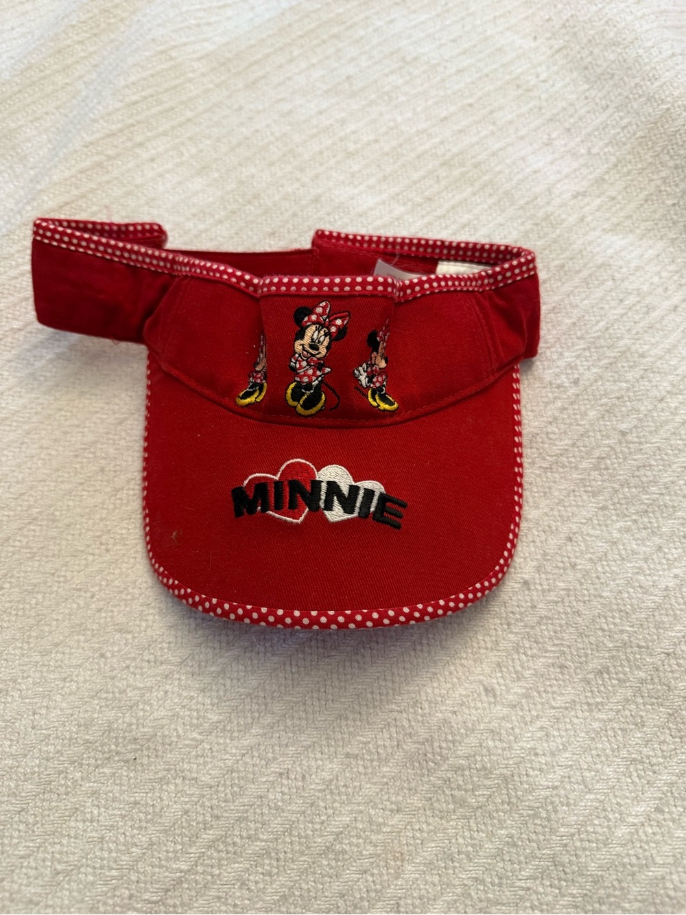 Disney Red Polka Dot Visor